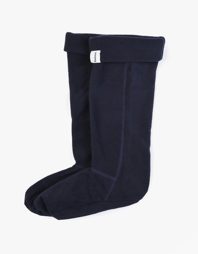 FLEECE WELLINGTON Socks Unisex Adults Navy