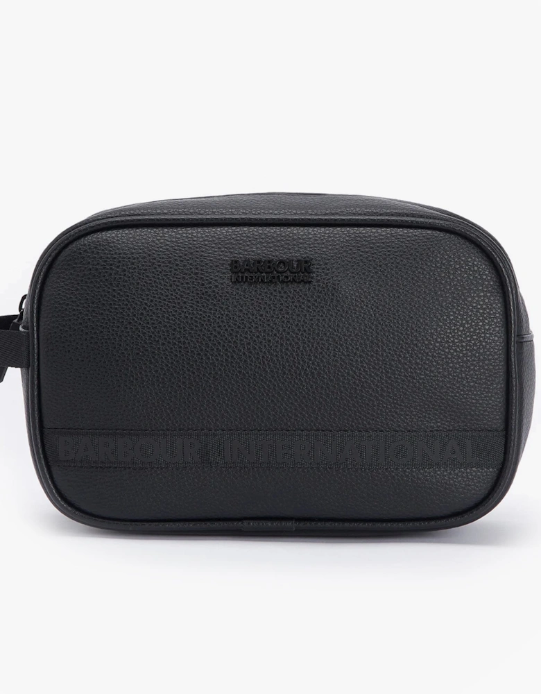 BLACKWALL Mens Wash Bag Black
