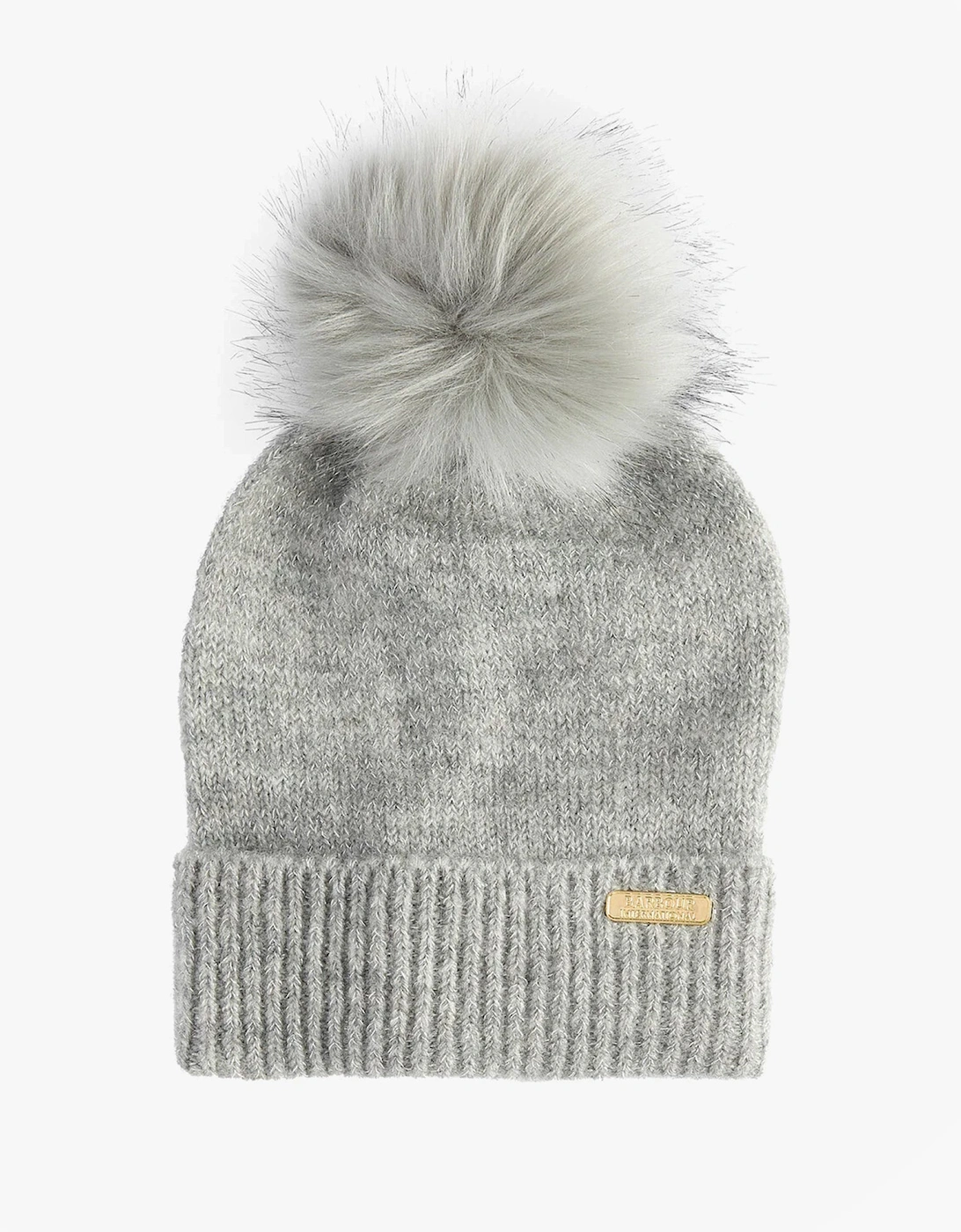 SPARKLE BEANIE & SCARF Womens Gift Set Grey Marl