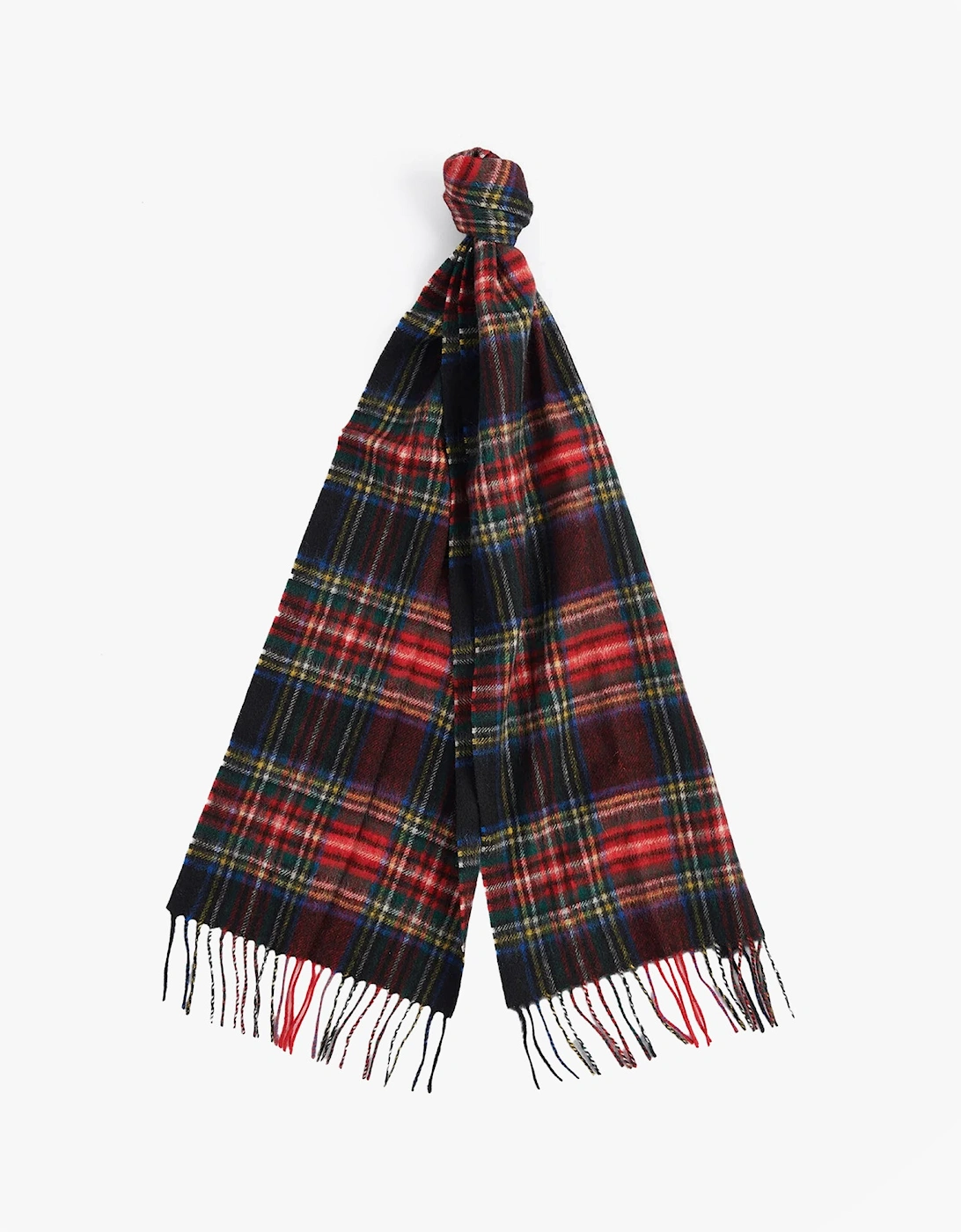 NEW CHECK Unisex Adults Tartan Scarf Black Stewart, 5 of 4
