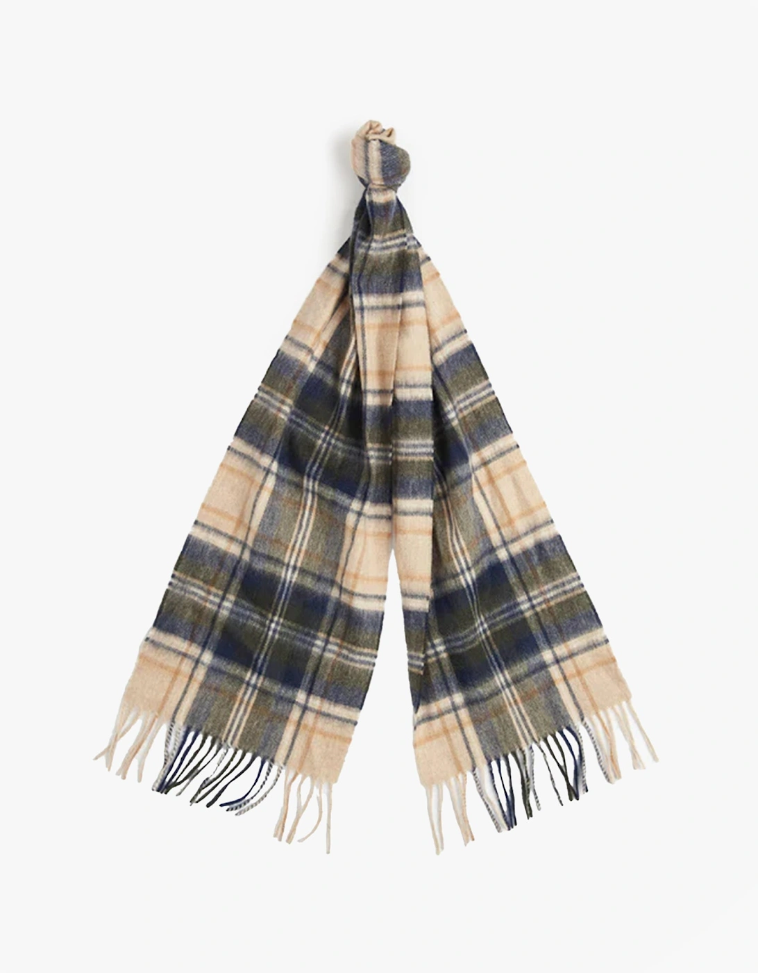 NEW CHECK Unisex Adults Tartan Scarf Sand Beige Plaid, 7 of 6