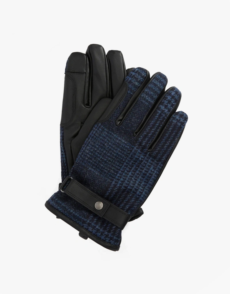 DEVERON TWEED WATERPROOF Mens Gloves Navy