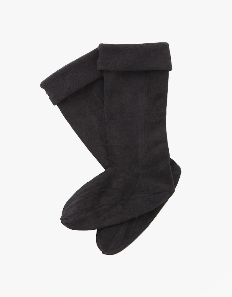 Fleece Wellington Unisex Socks Black