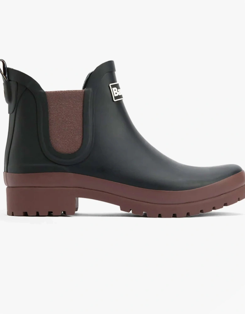 MALLOW Womens Chelsea Wellies Black/Vicuna