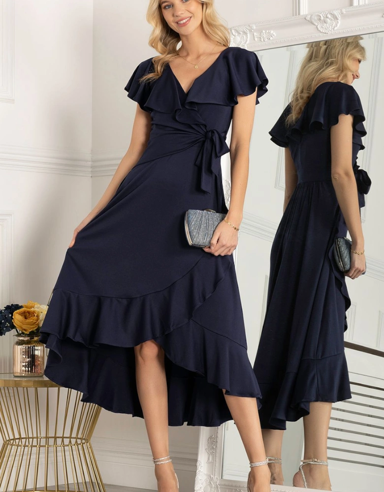 Alleigh Frill Maxi Dress