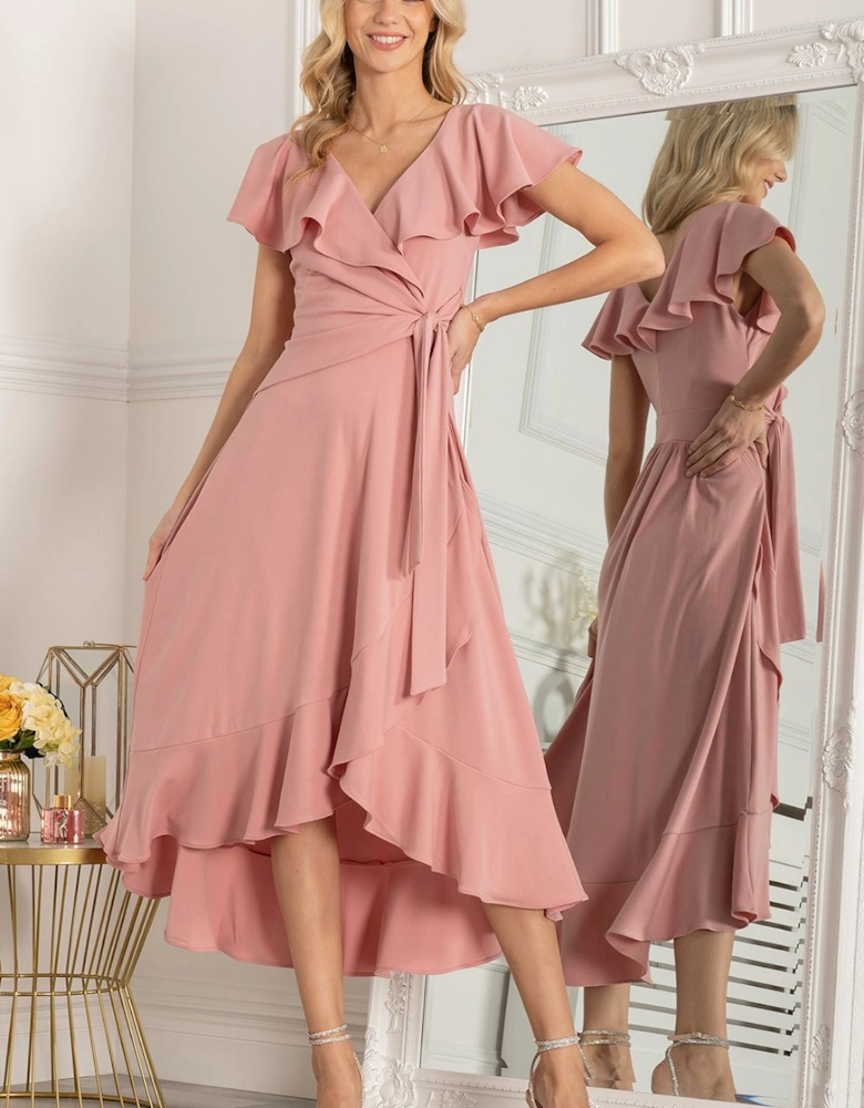 Alleigh Frill Maxi Dress