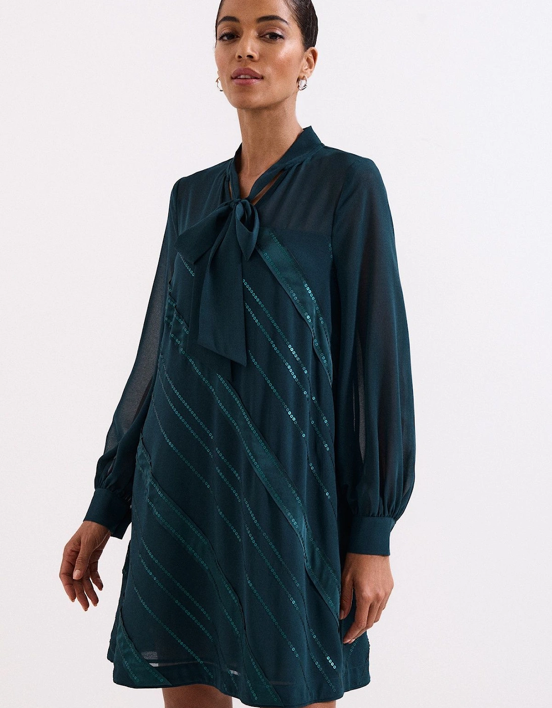 Sonali Satin Dress, 2 of 1