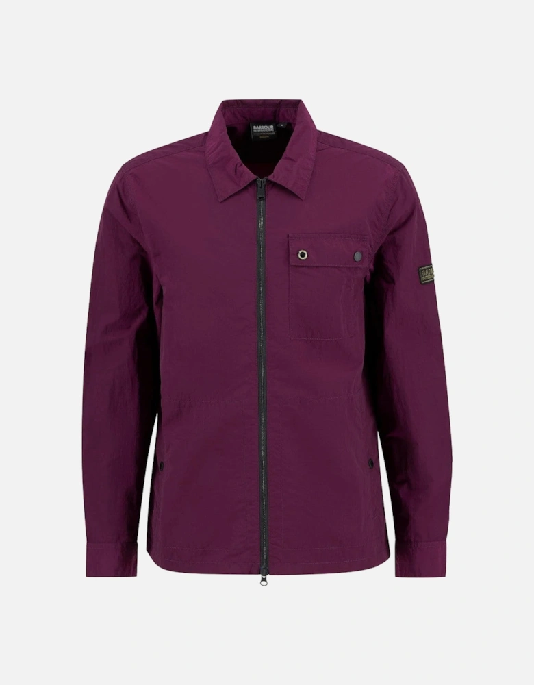 Inline Overshirt PU99 Potent Merlot