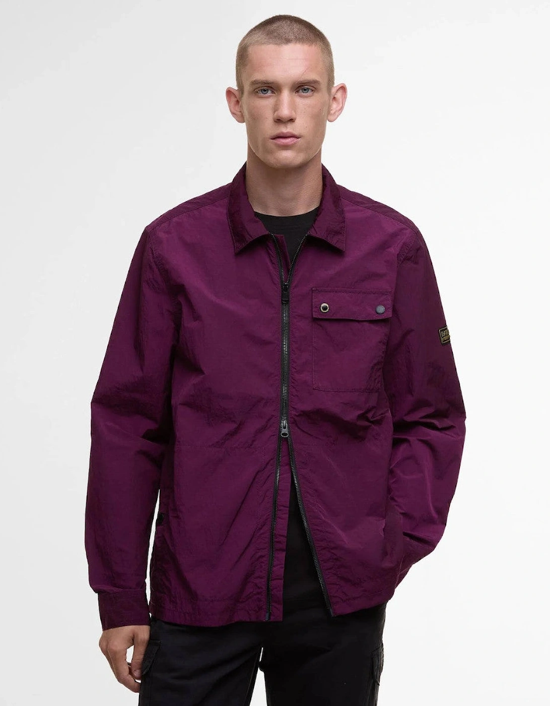 Inline Overshirt PU99 Potent Merlot