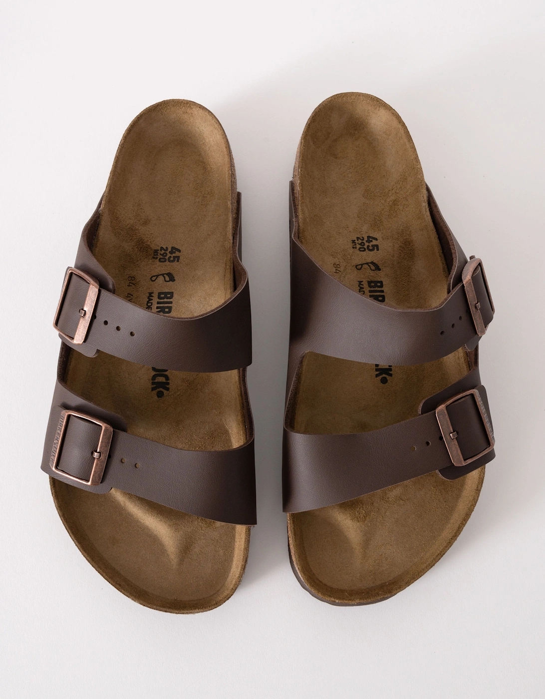 Birko Flor Unisex Sandals - Dark Brown