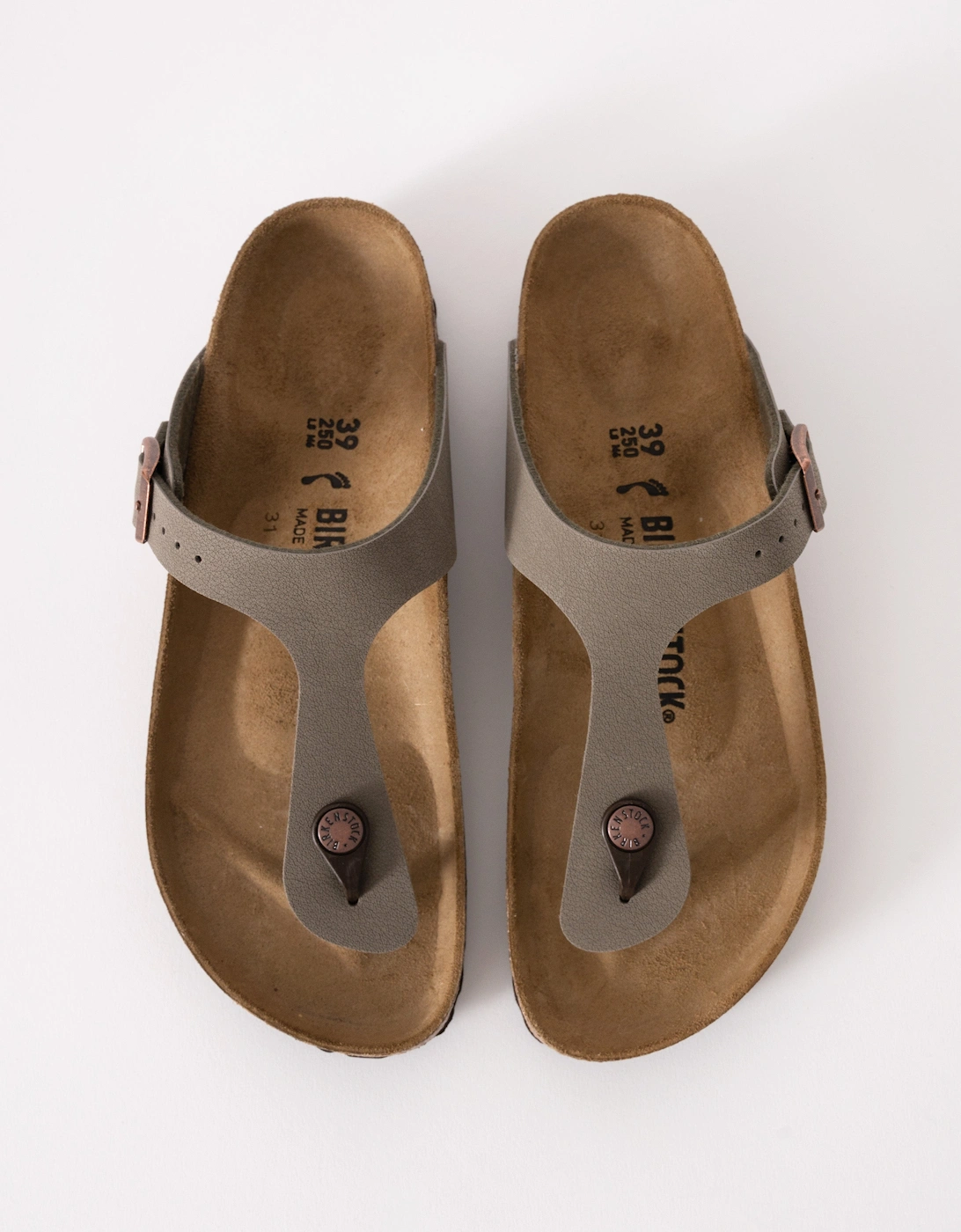 Birko-Flor Birkibuc Womens Flip Flop - Stone