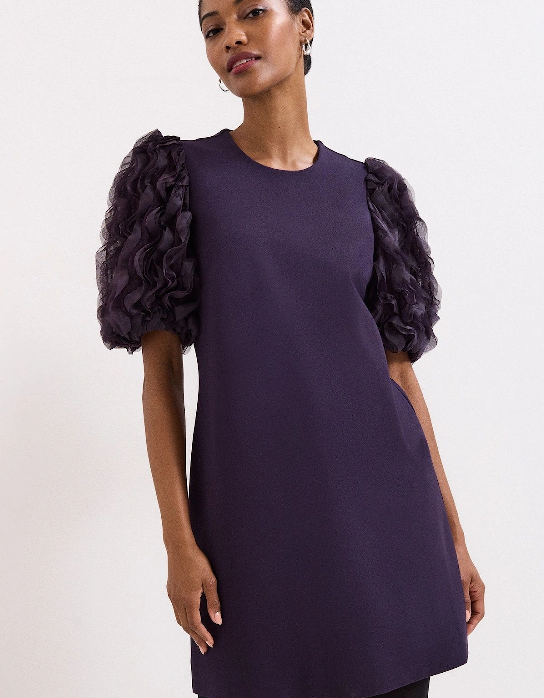 Aida Puff Sleeve Dress, 2 of 1