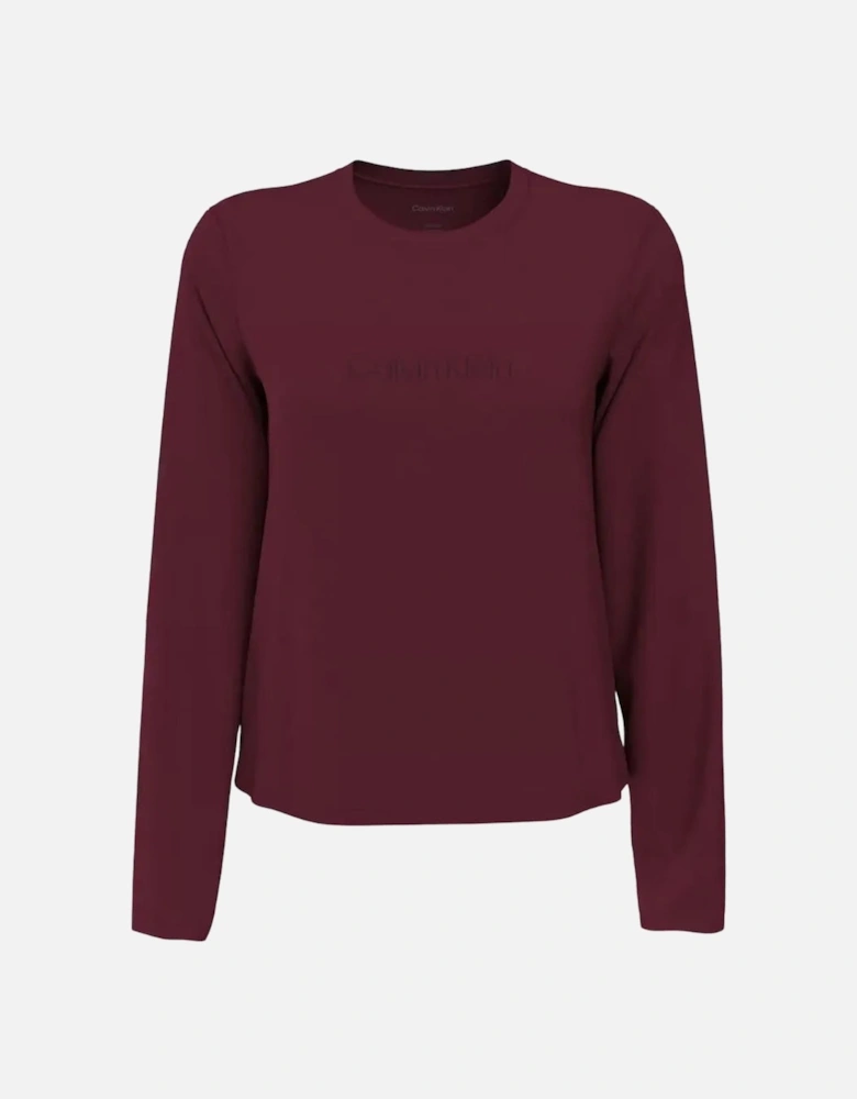 Women Check Flannel Pyjama Set, Zinfandel