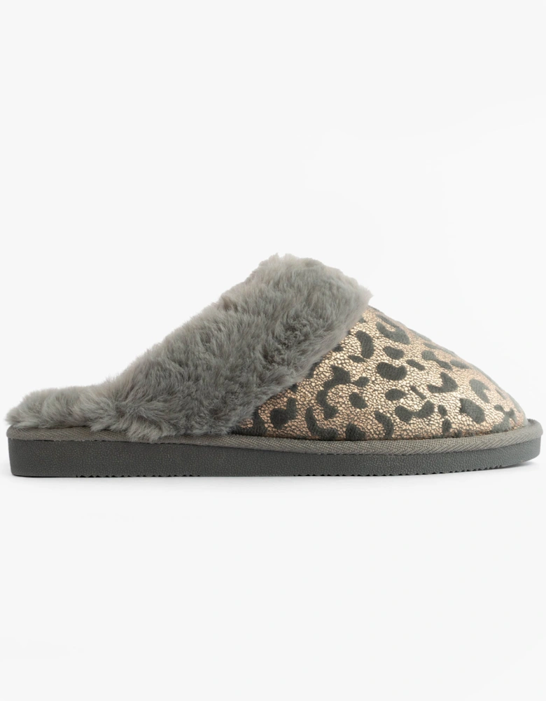 Jo & Joe LYLA Womens Mule Slippers Grey
