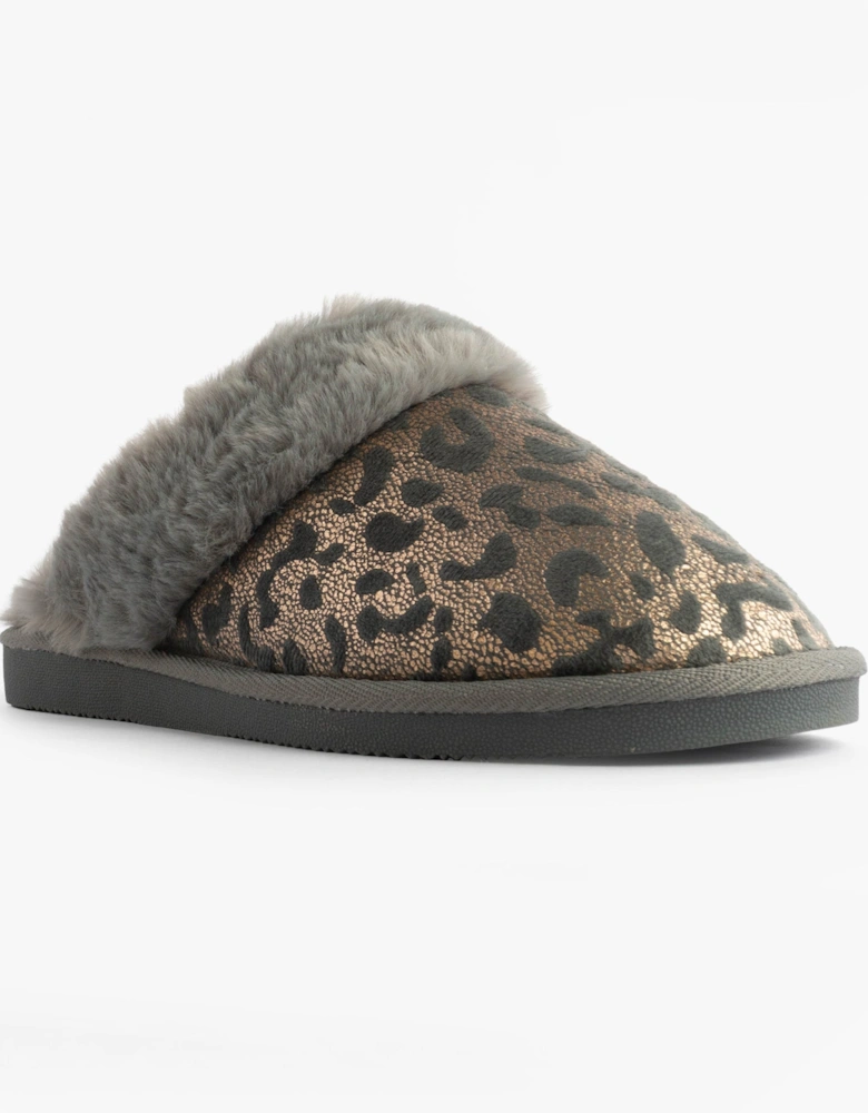 Jo & Joe LYLA Womens Mule Slippers Grey