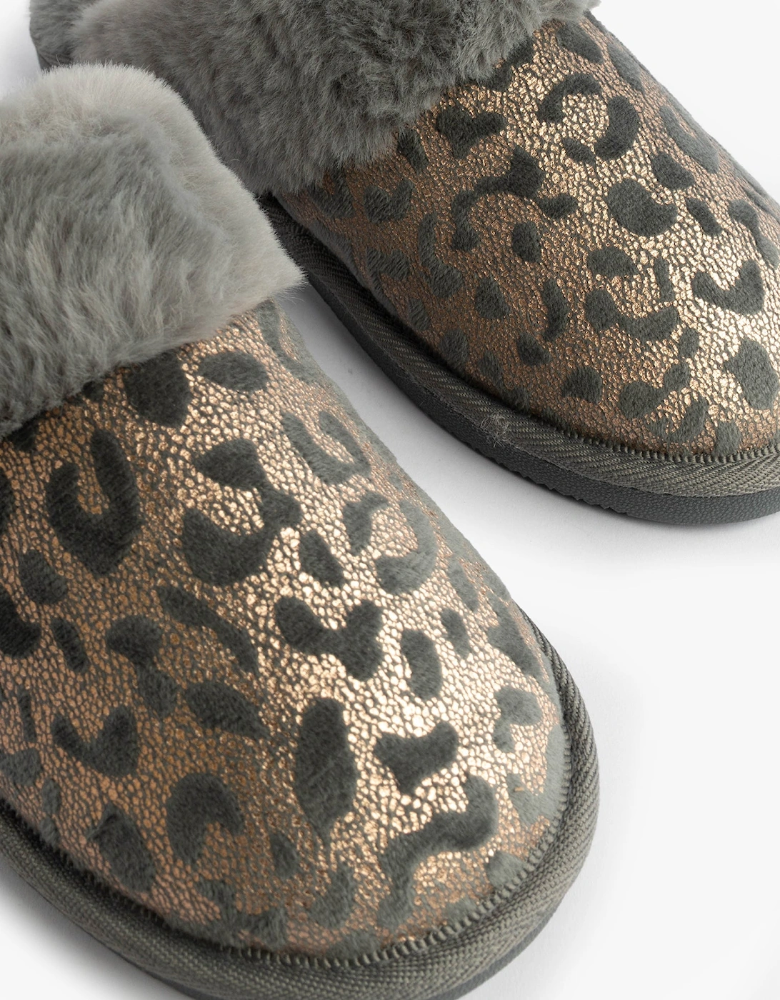 Jo & Joe LYLA Womens Mule Slippers Grey