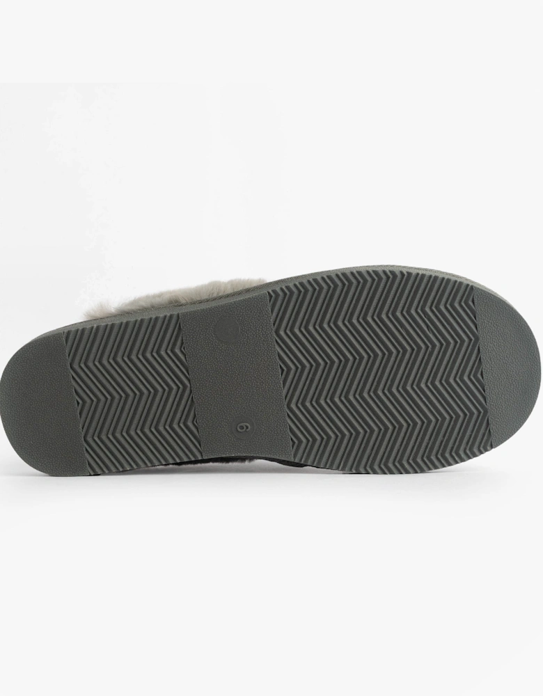 Jo & Joe LYLA Womens Mule Slippers Grey