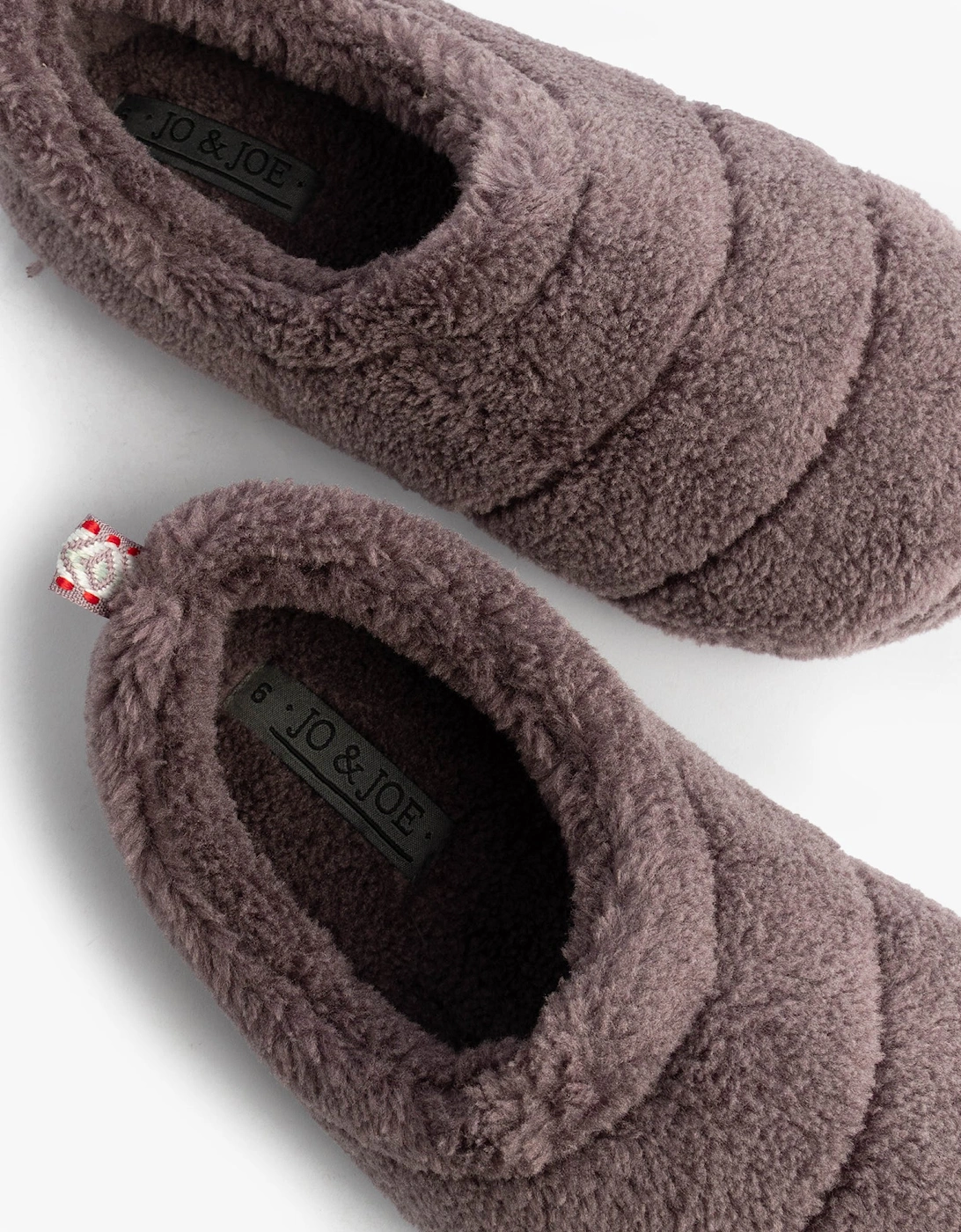 Jo & Joe HATTIE Womens Full Slippers Purple