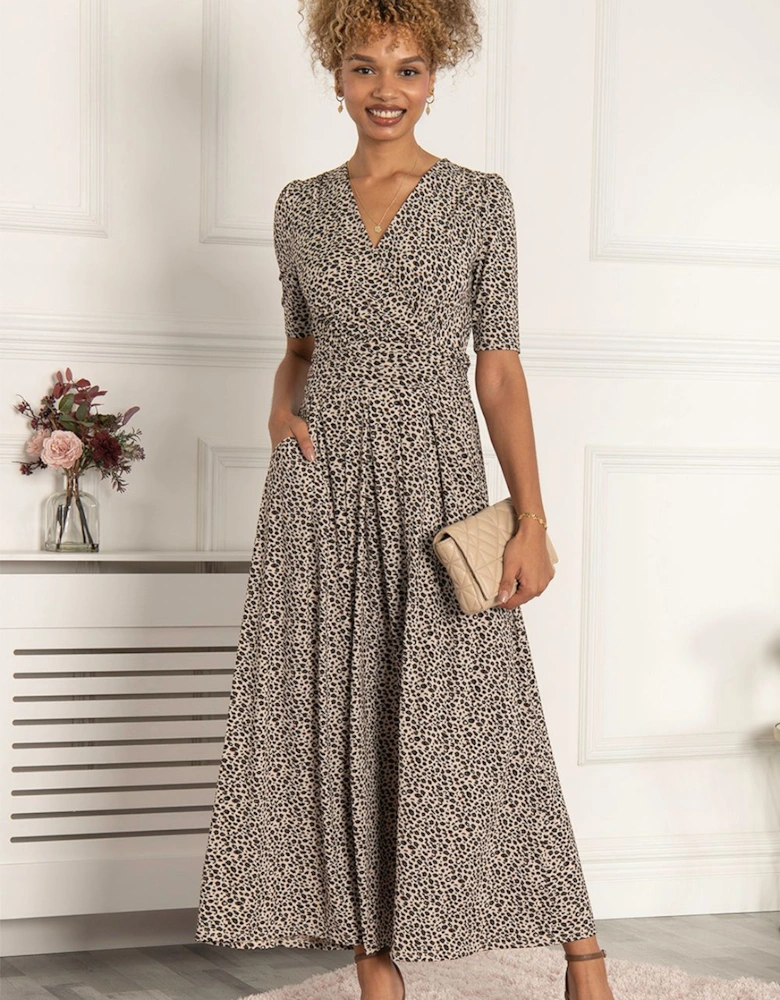 Calais Half Sleeve Maxi Dress
