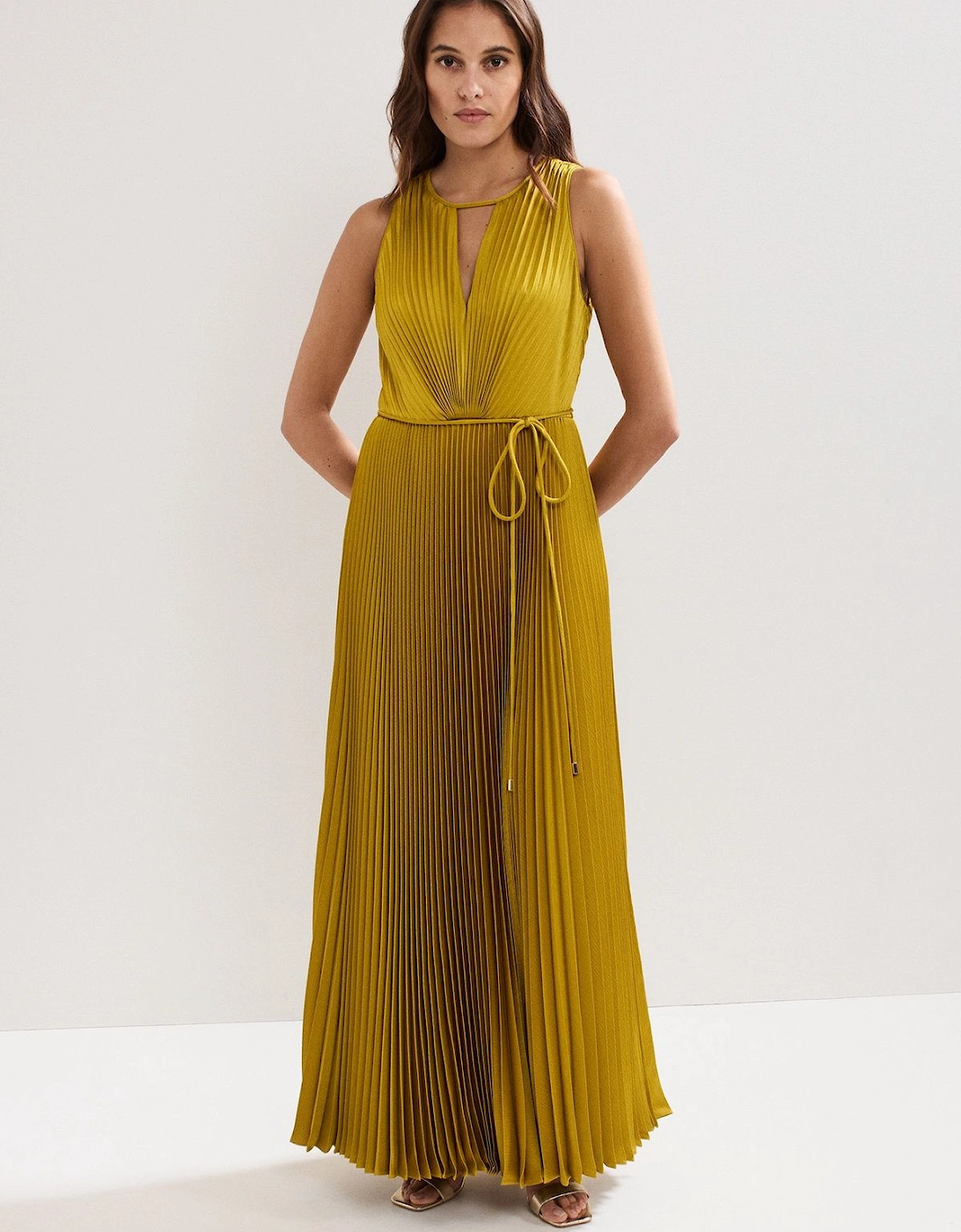 Dionne Pleated Maxi Dress, 2 of 1