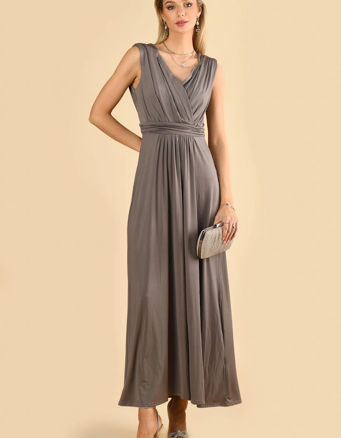 Draped Maxi Dress, 2 of 1