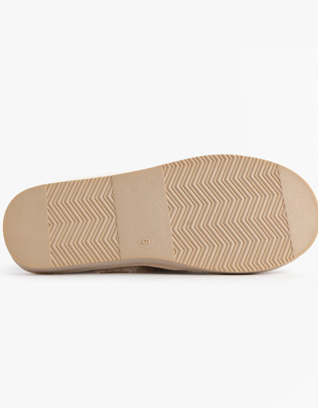 Jo & Joe GLIMMER Womens Mule Slippers Beige