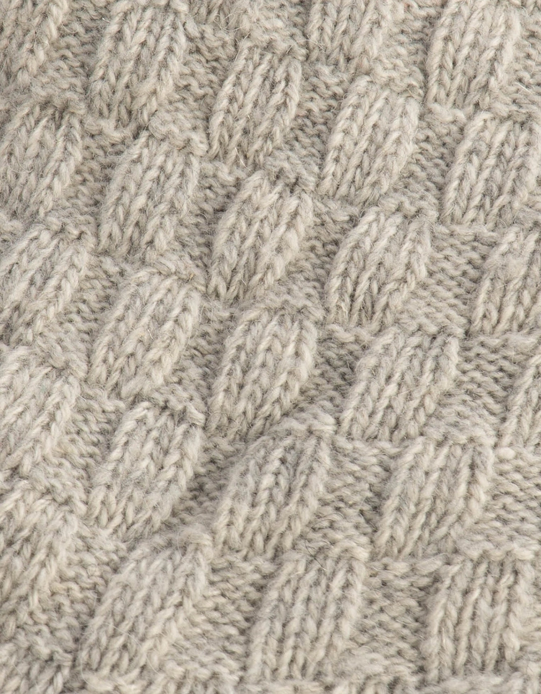 CABLE KNIT LOUNGE Socks Womens Light Grey Marl