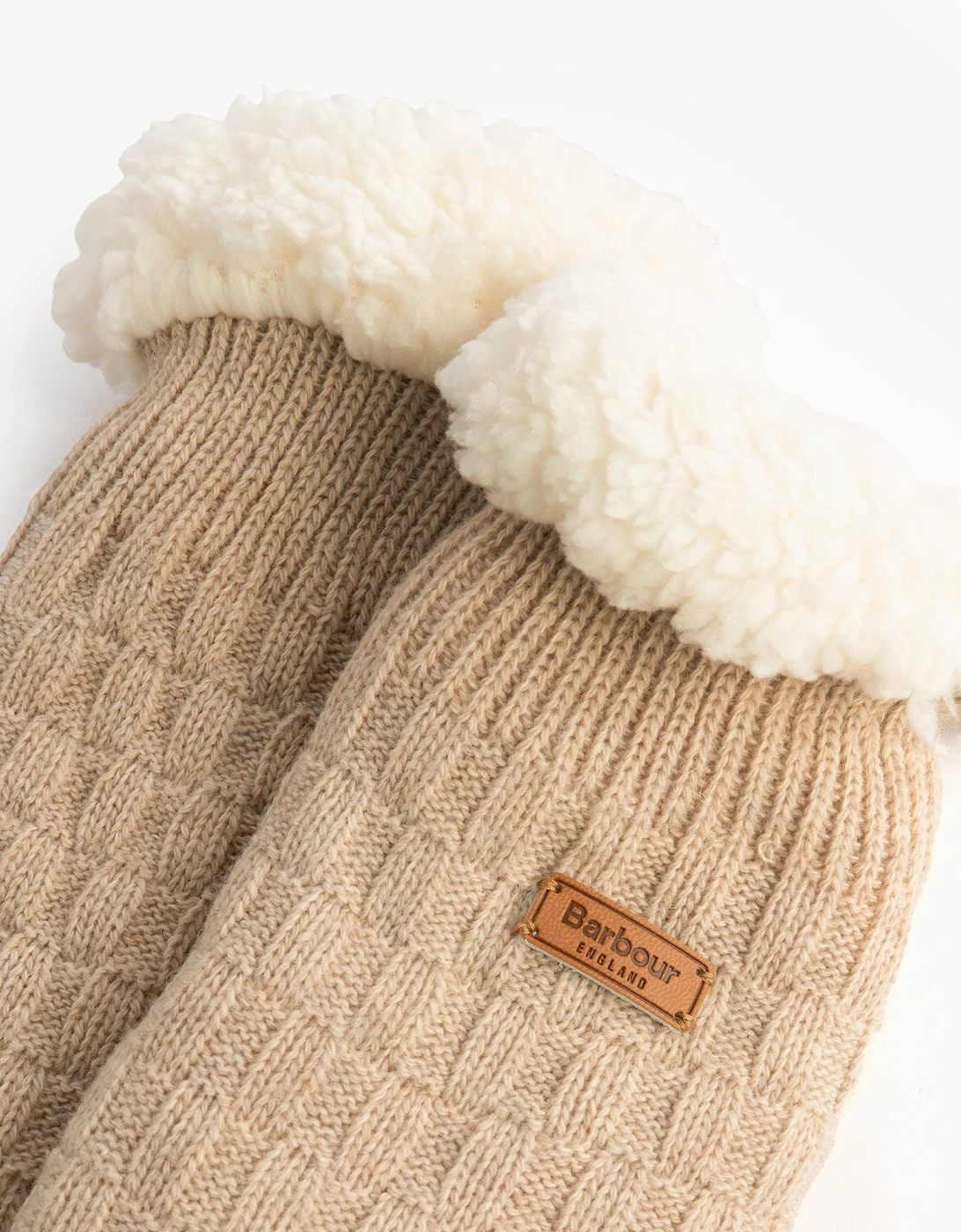 CABLE KNIT LOUNGE Socks Womens Socks Oatmeal