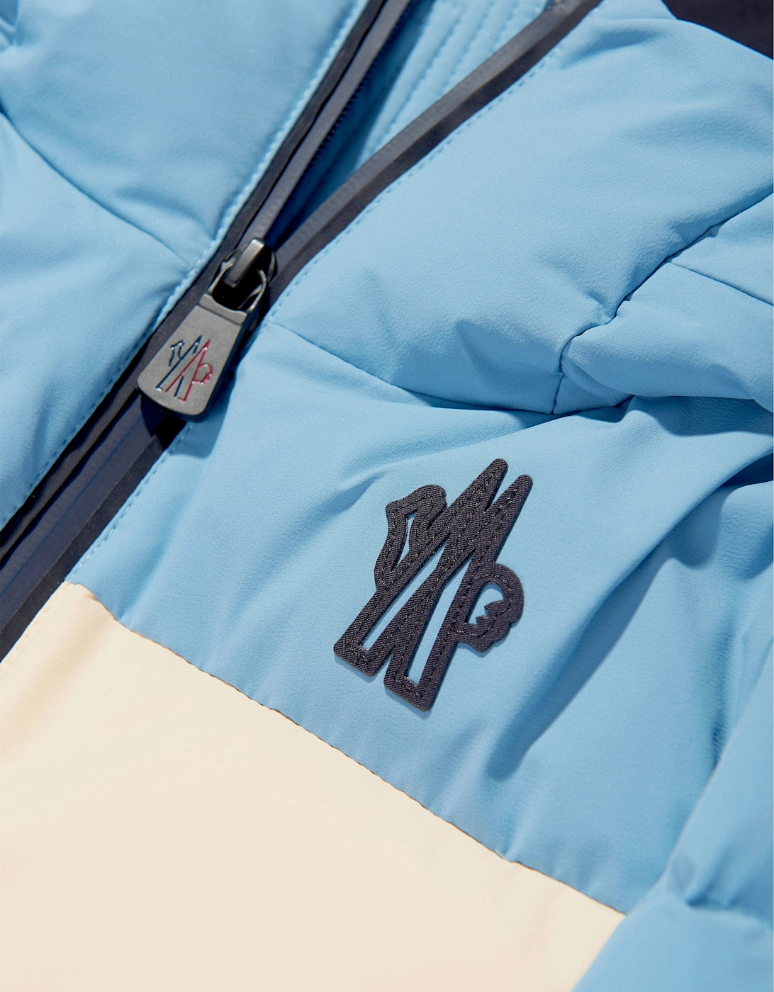 Enfant Kids Grenoble Down Padded Ski Suit in Blue