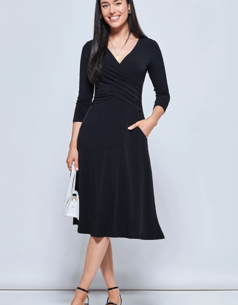 Quane Jersey Fit & Flare Dress