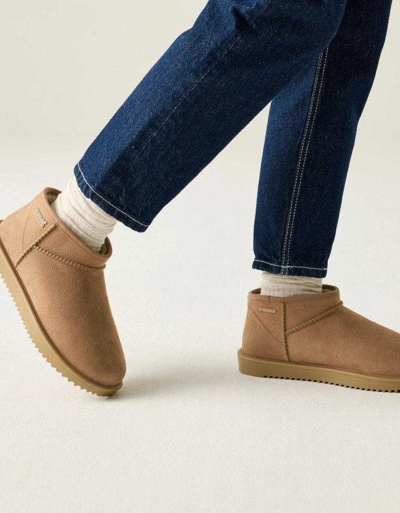 Womens Risley Short Waterproof Fur Lining Mule