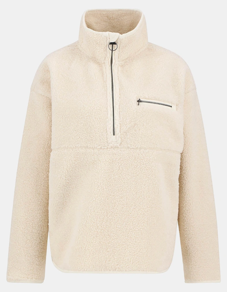 Mersea Womens Half-Zip Fleece - Natural