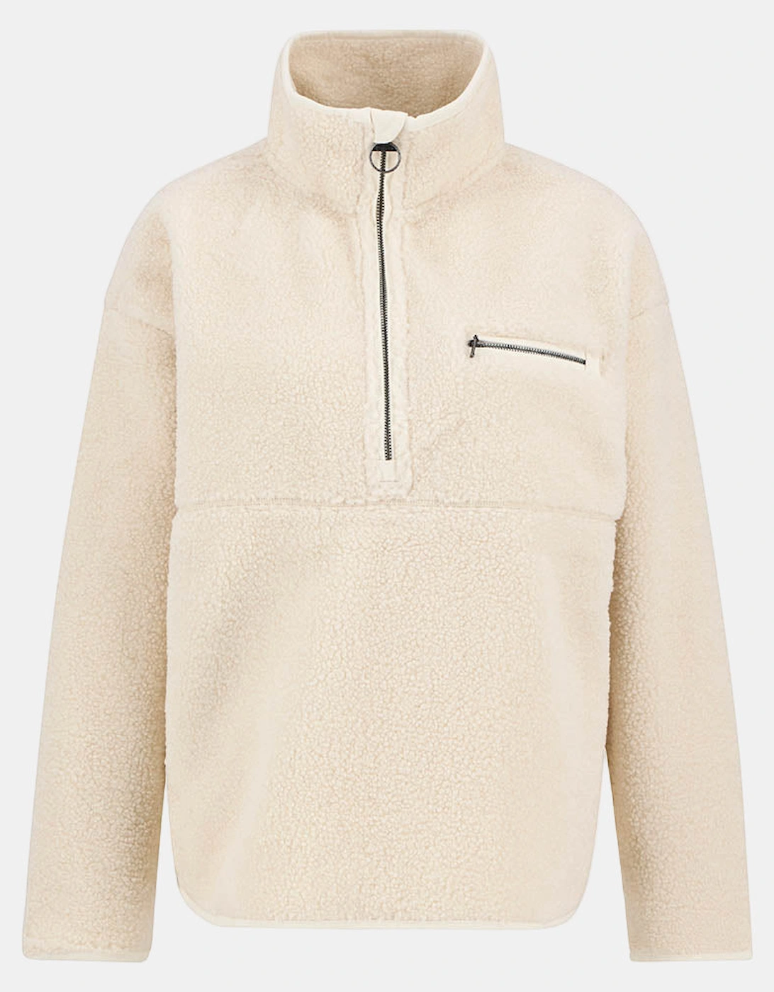 Mersea Womens Half-Zip Fleece - Natural, 2 of 1