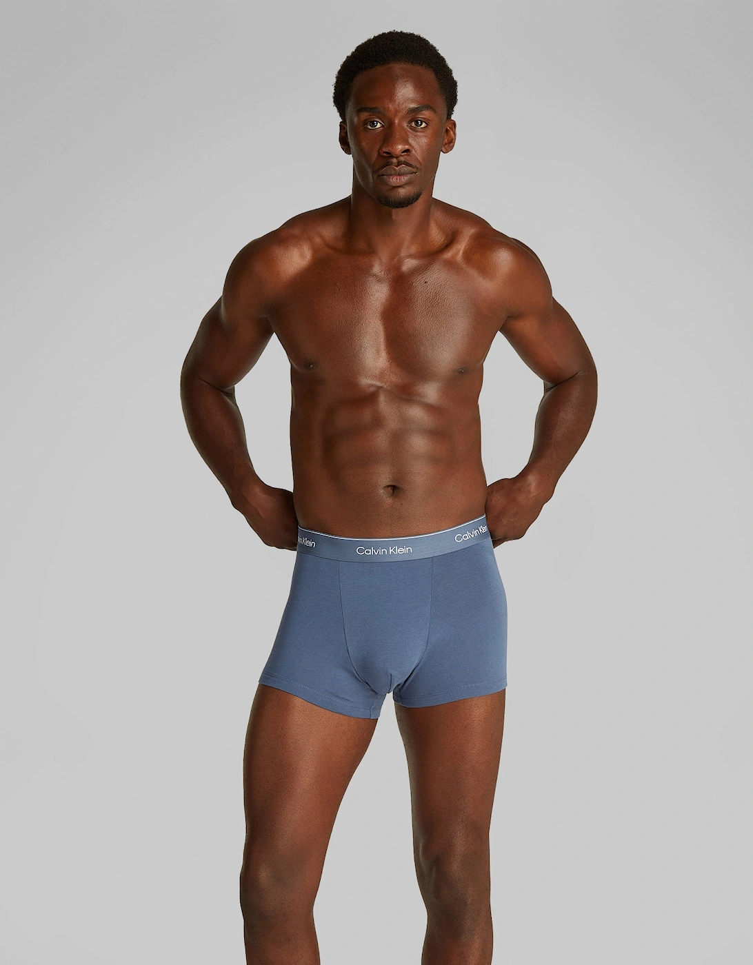 Calvin Klein ICON Cotton Stretch 3 Pack Dart Trunks Multi