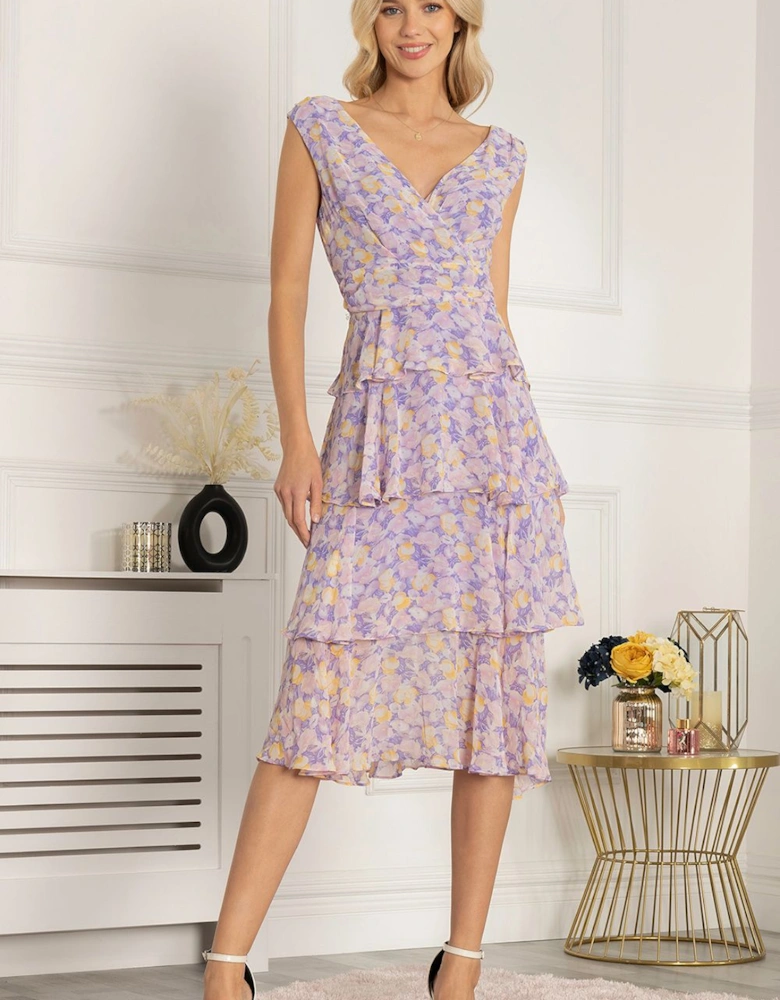 Selah Tiered Midi Dress