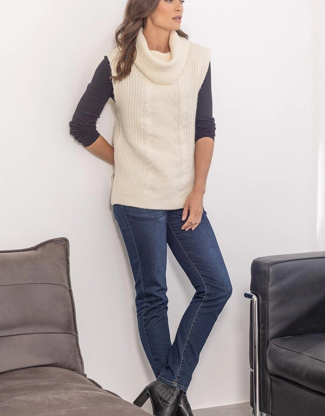 Oversized Cowl Neck Tank Top, 2 of 1