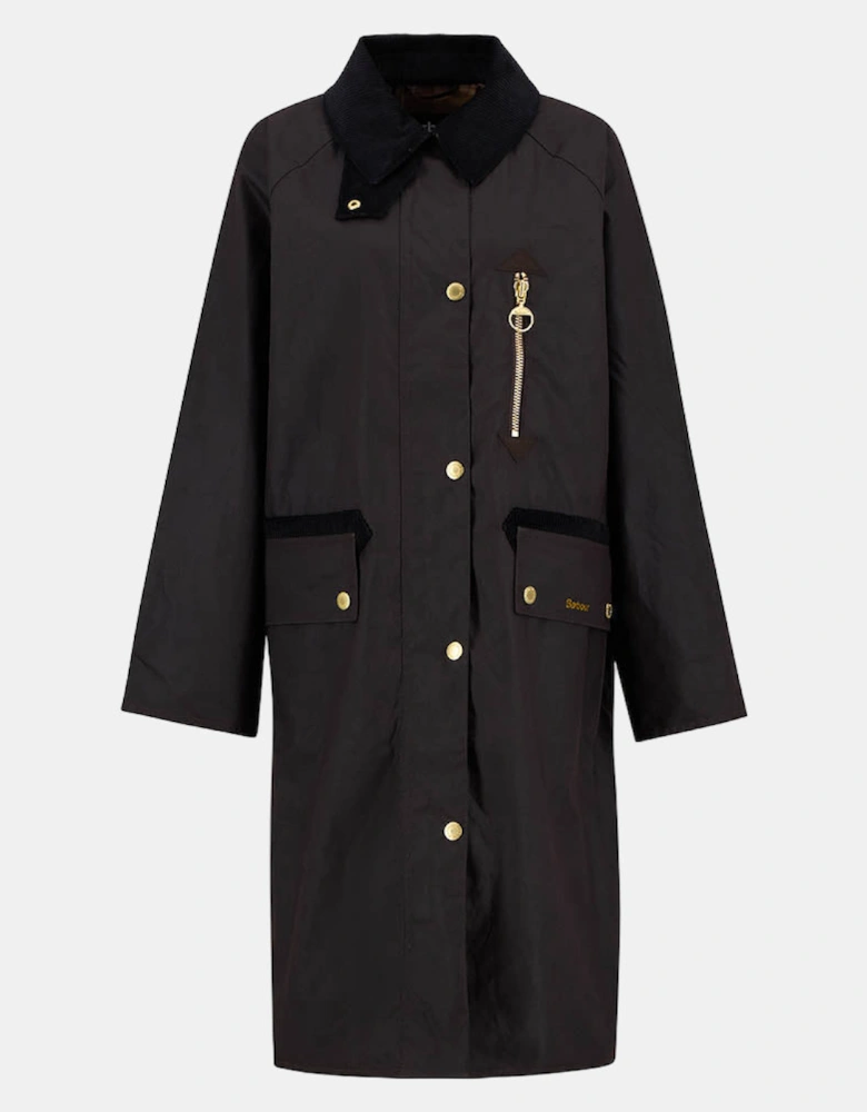 Evette Womens Wax Jacket - Rustic/Muted Tartan