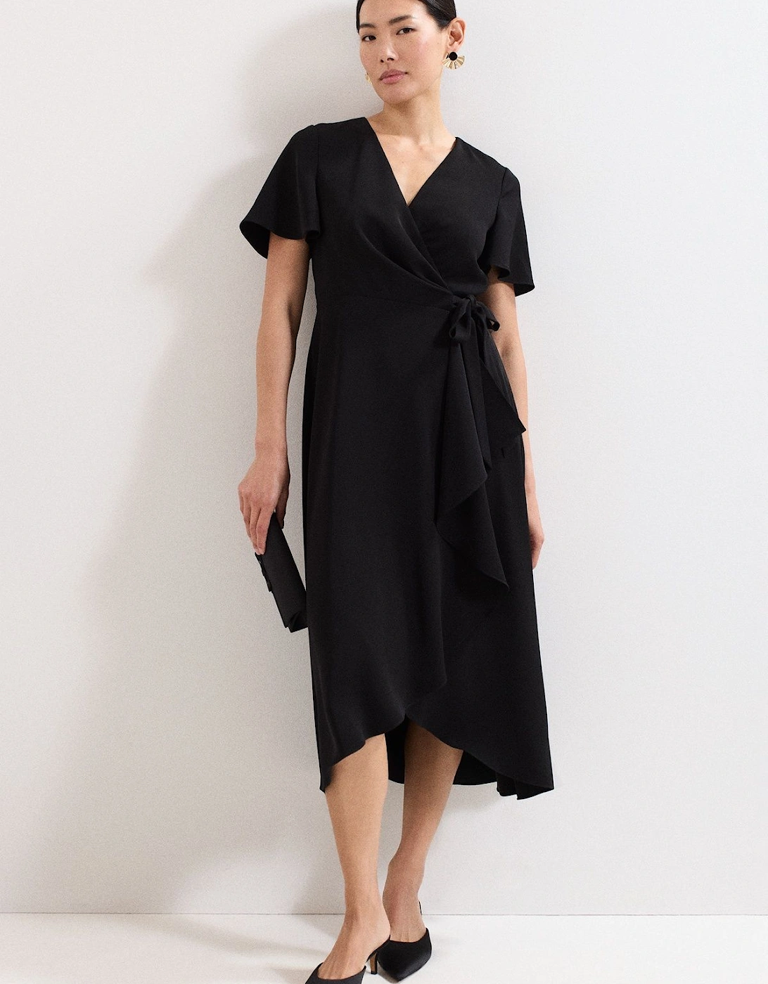Julissa Wrap Midi Dress, 2 of 1