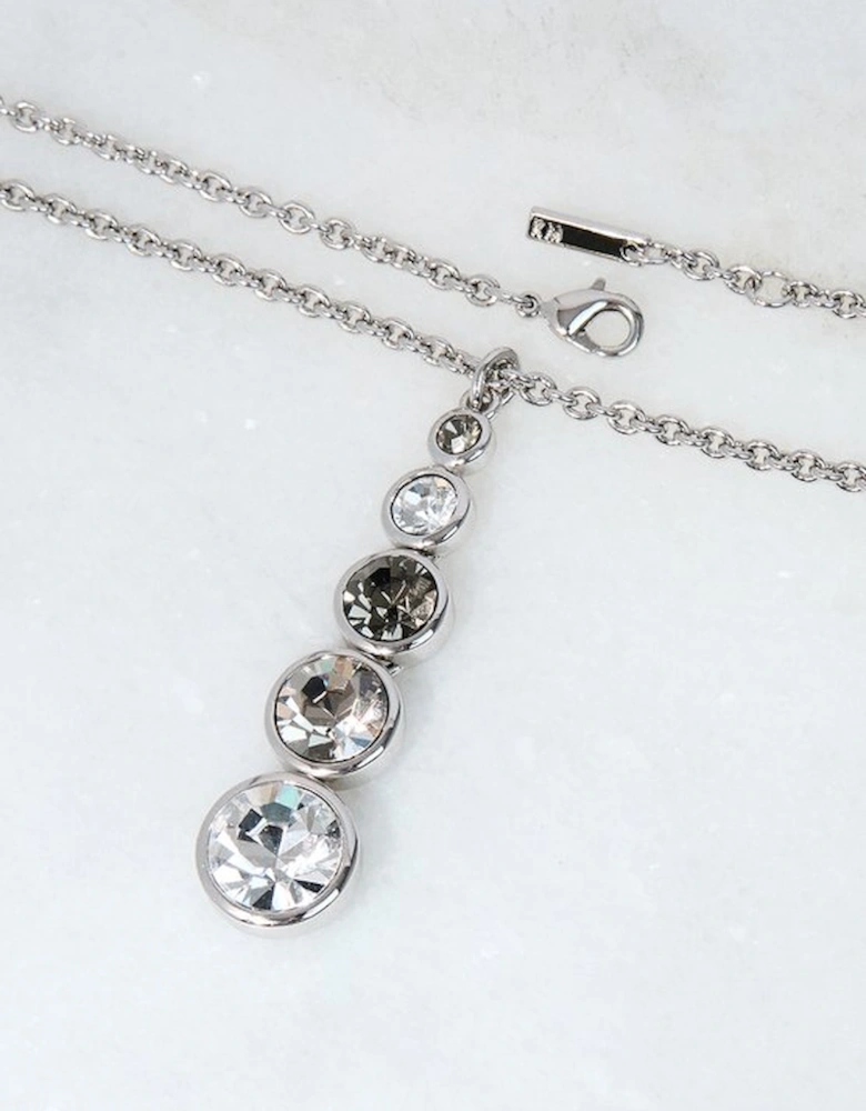 Hand Set European Crystal Teardrop Pendant