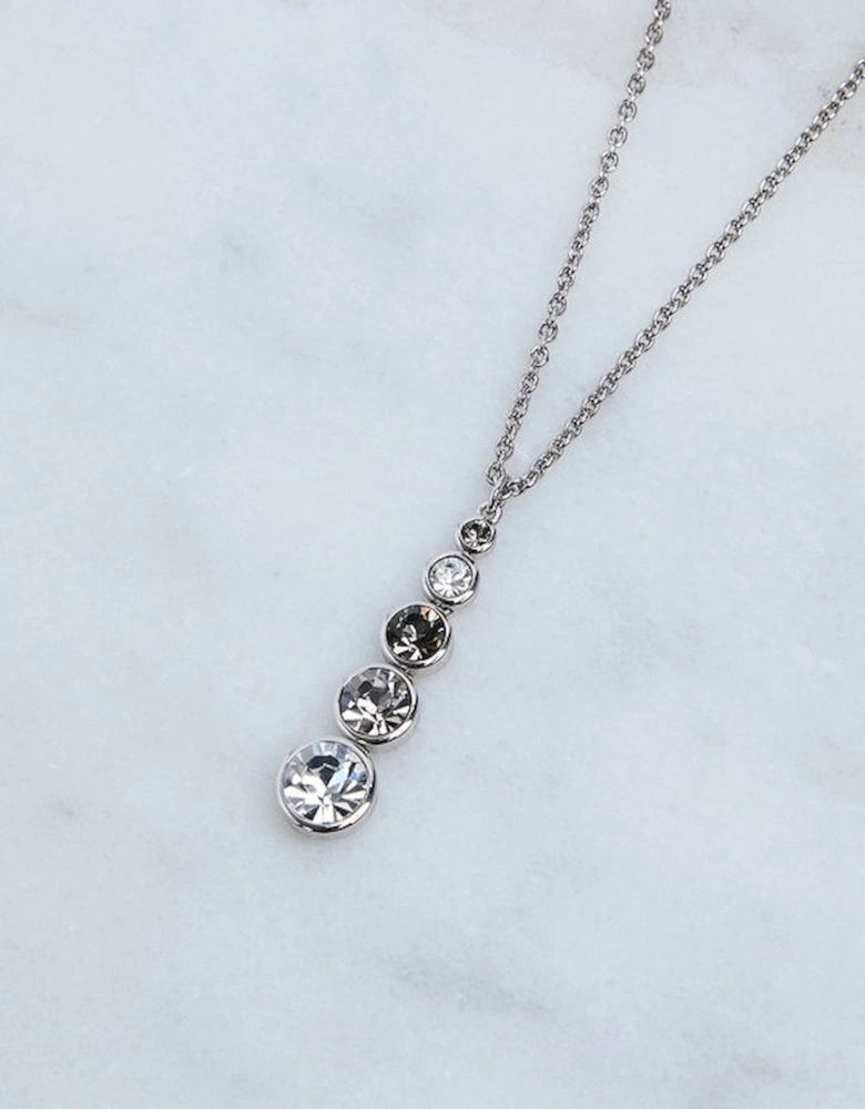 Hand Set European Crystal Teardrop Pendant