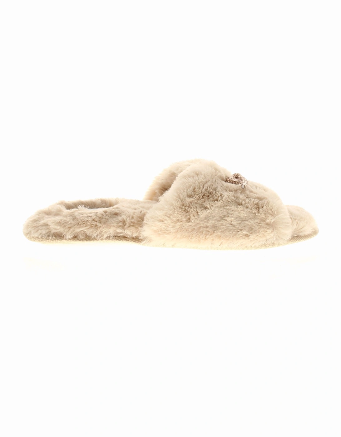Womens Mule Slippers Embers beige UK Size