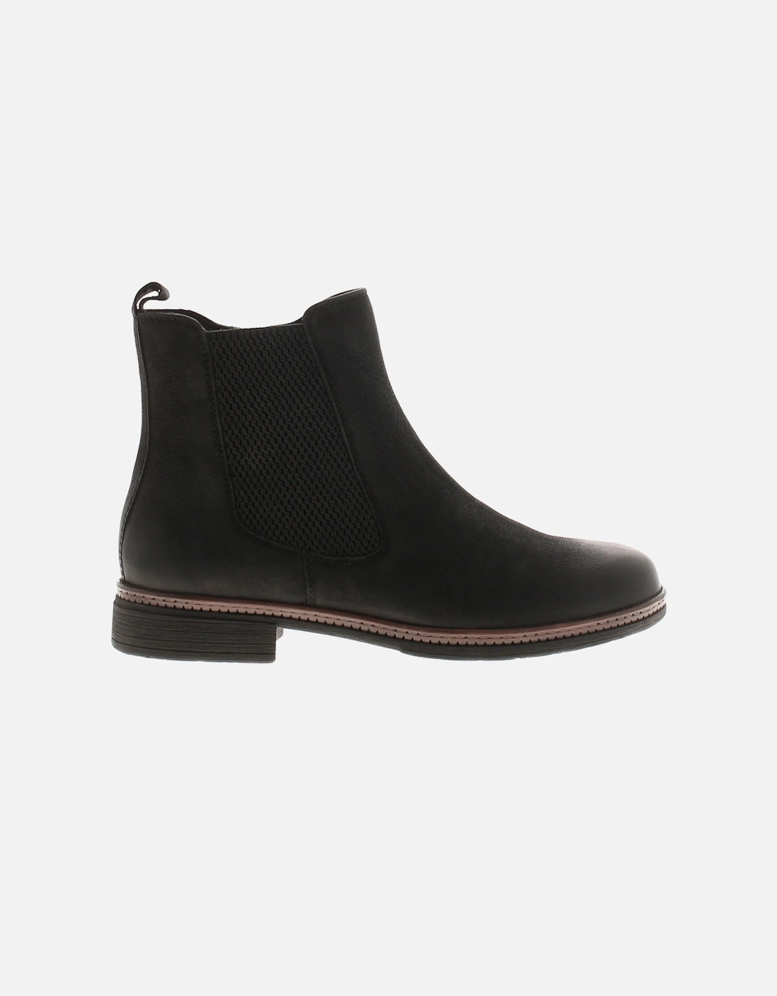 Womens Boots Skirmish Zip Up Leather Ankle Black UK Size