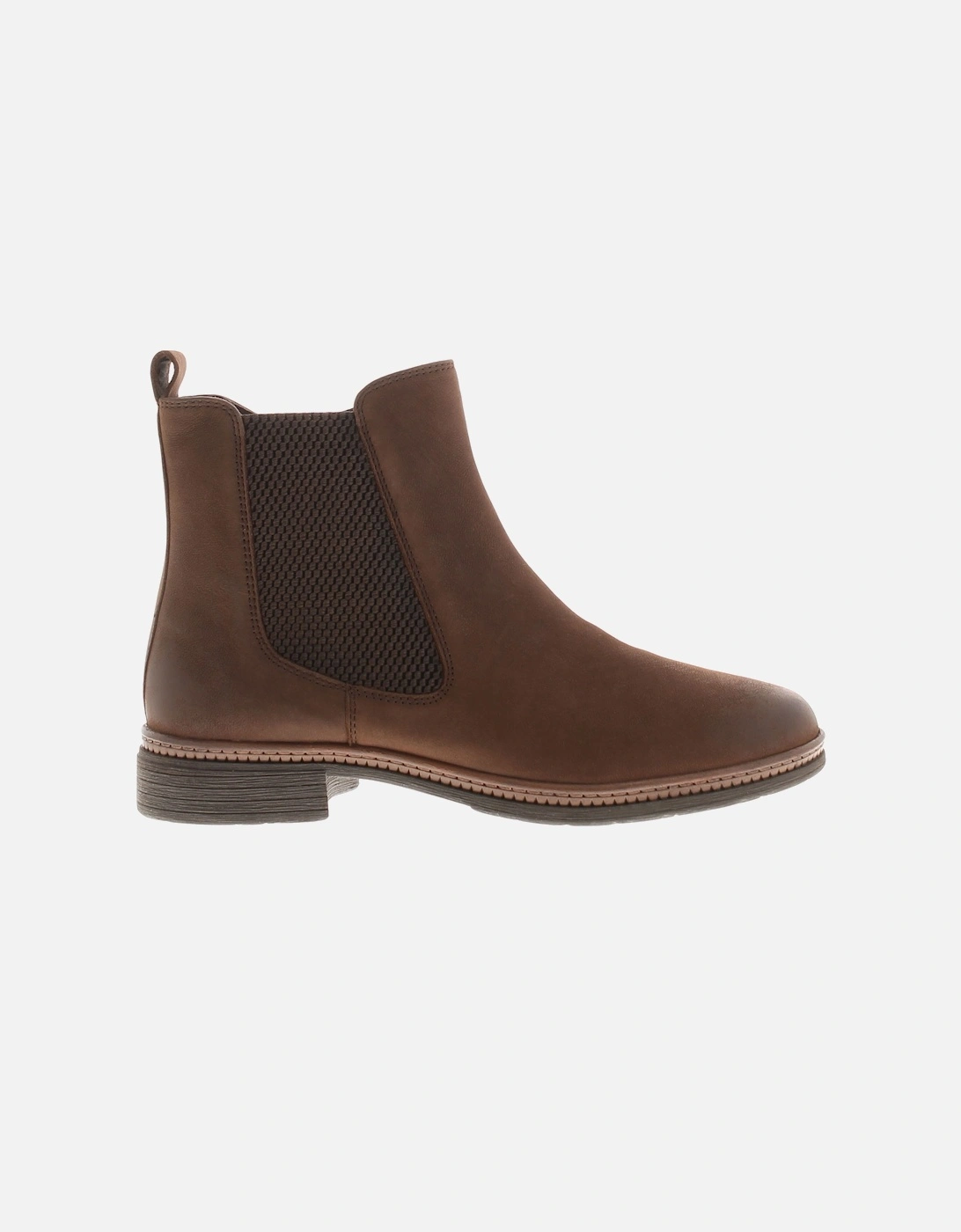 Womens Boots Skirmish Zip Up Leather Ankle Brown UK Size