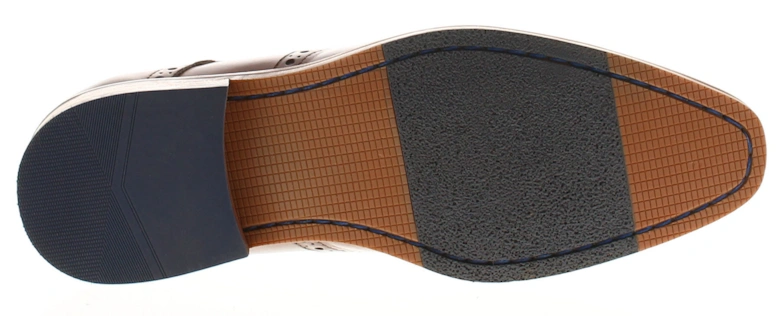 Mens Brogue Shoes Sabre Lace Up Leather Smart Formal Brown UK Size