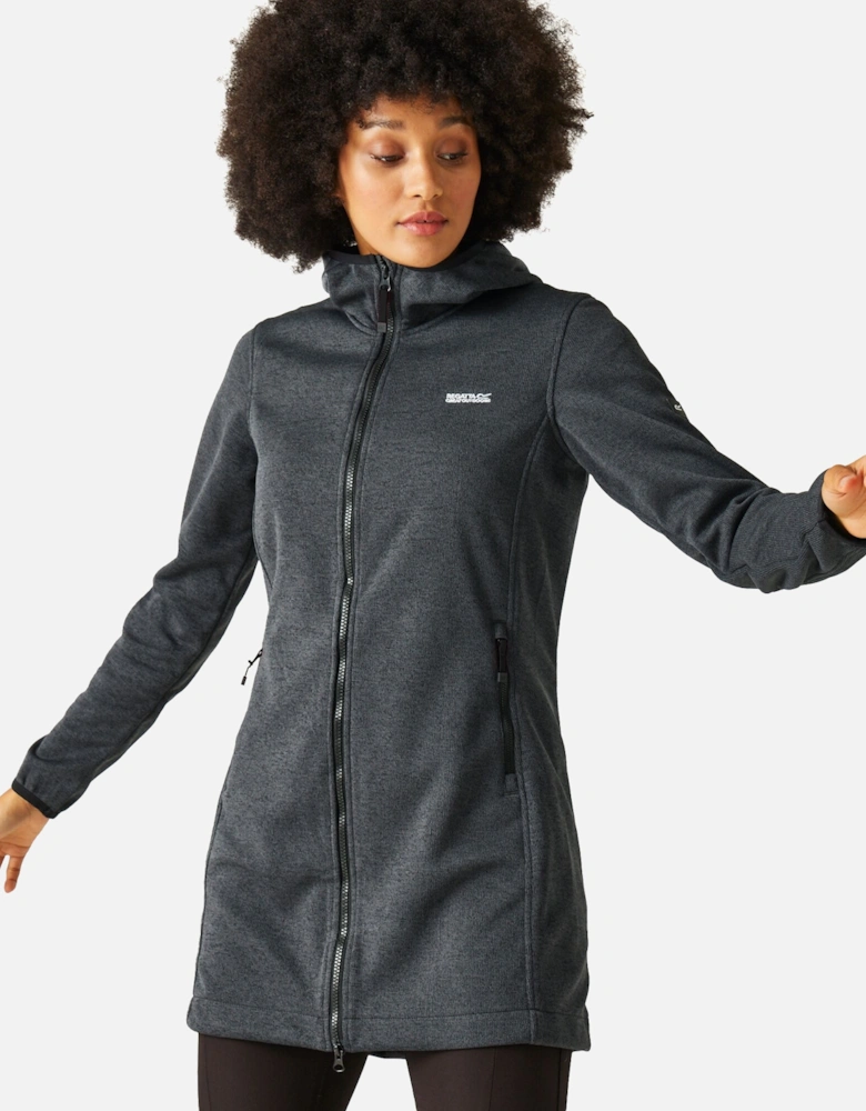 Womens/Ladies Bloomfield Marl Longline Fleece Jacket