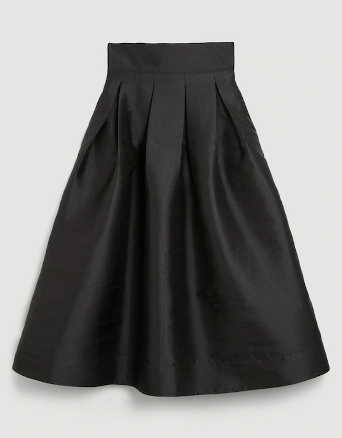 Twill Woven Prom Maxi Skirt