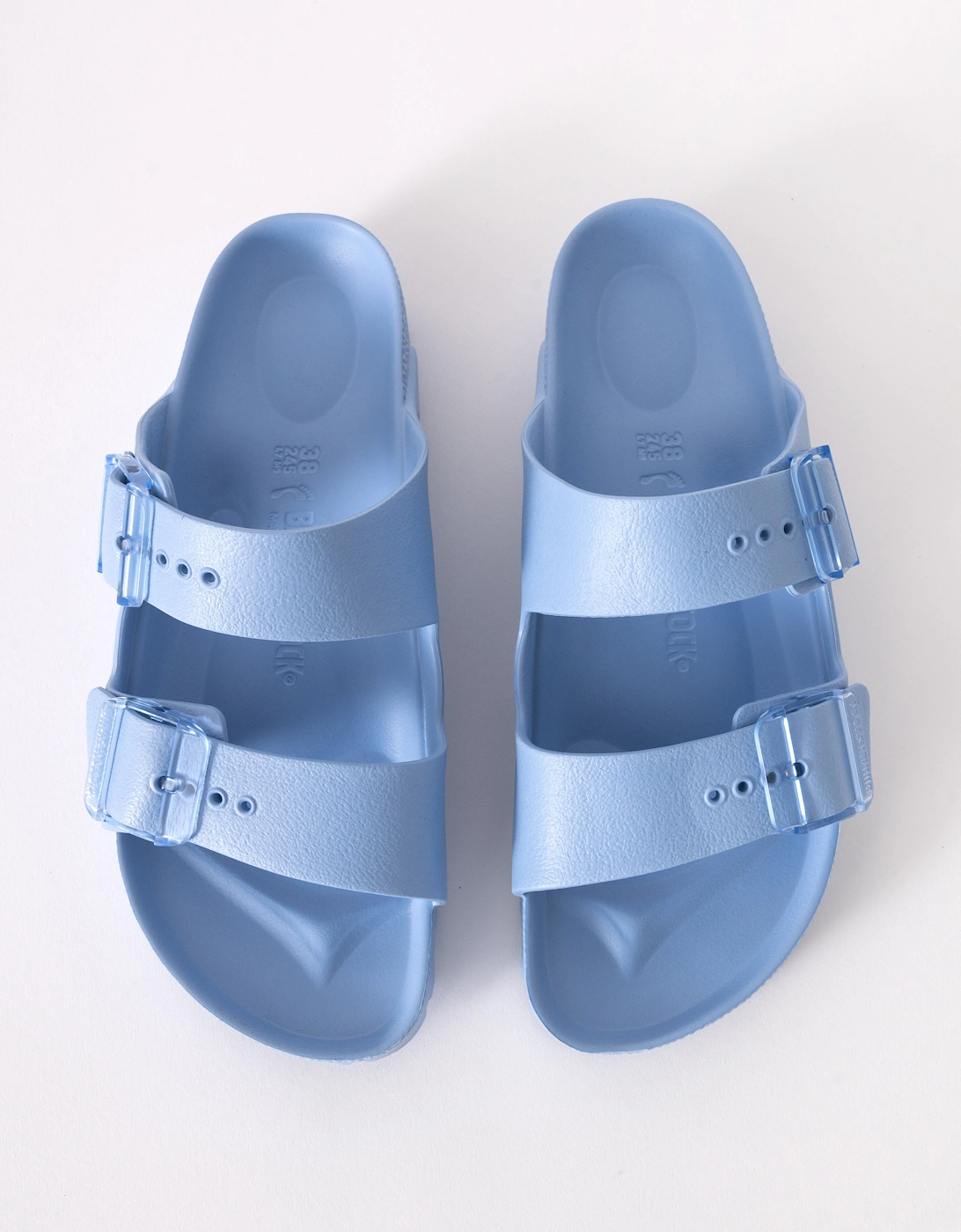 EVA Stealth Buckle Womens Sandals - Dusty Blue