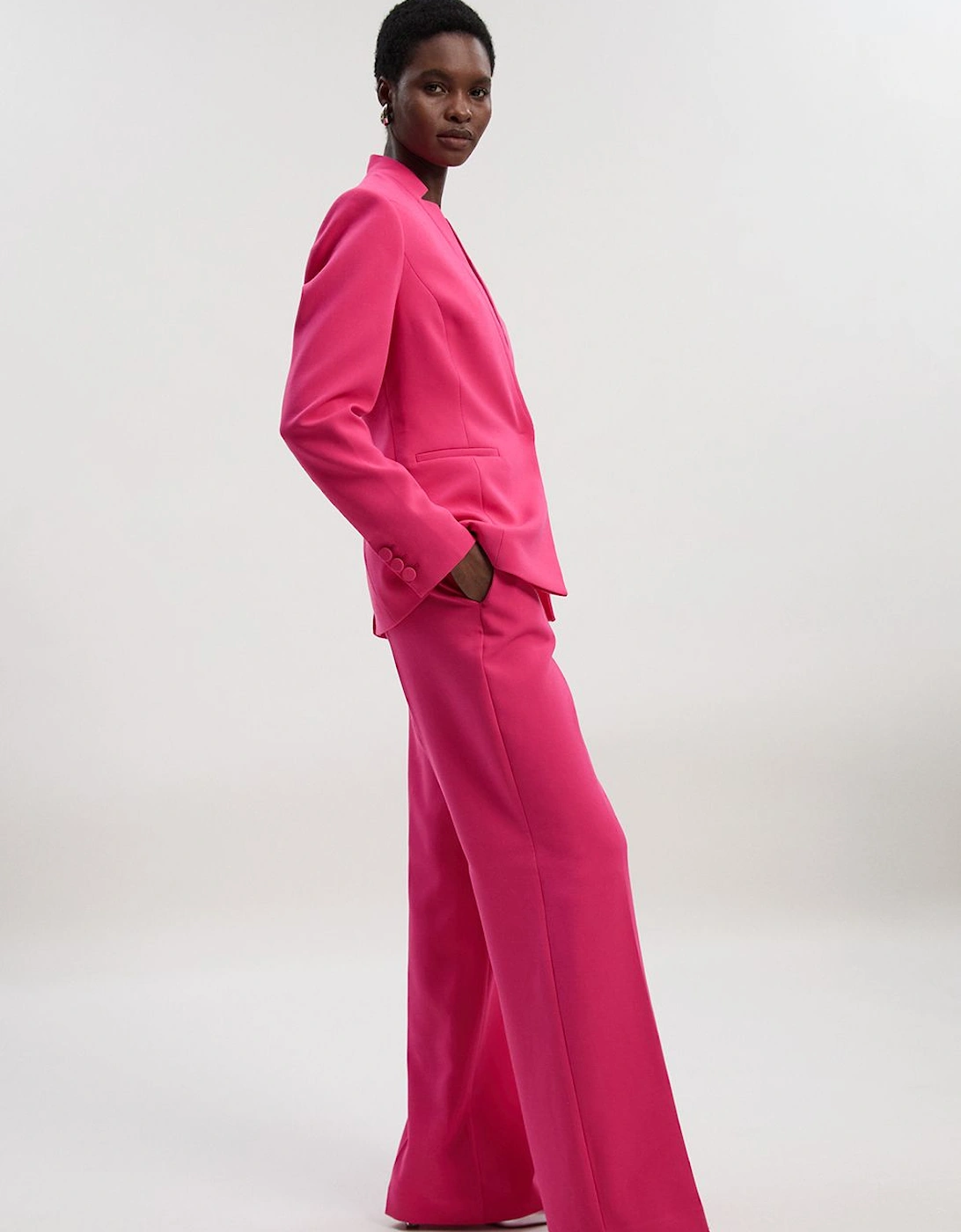 Compact Stretch Tailored Straight Leg Trouser, 2 of 1