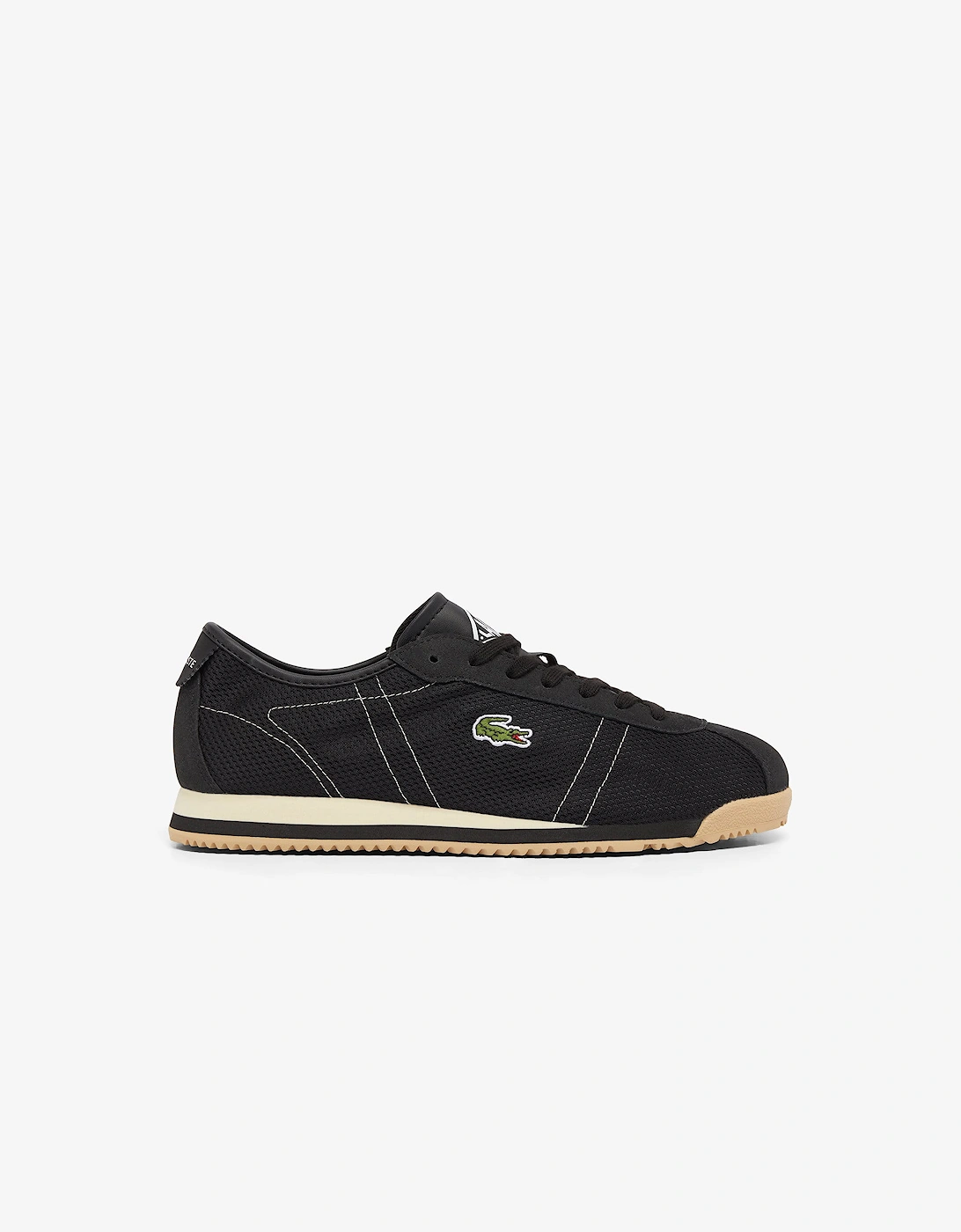 Lacoste Men's Mens Club-Low Leather Trainers - Black - Size: 9