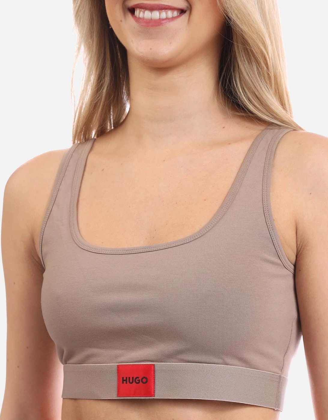 Red Logo Label Bralette